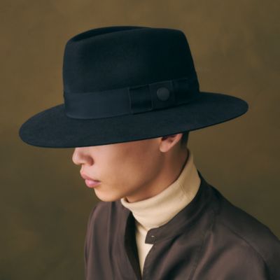 帽子 - メンズ カシミヤニットキャップ＆レザーグローブ | Hermès